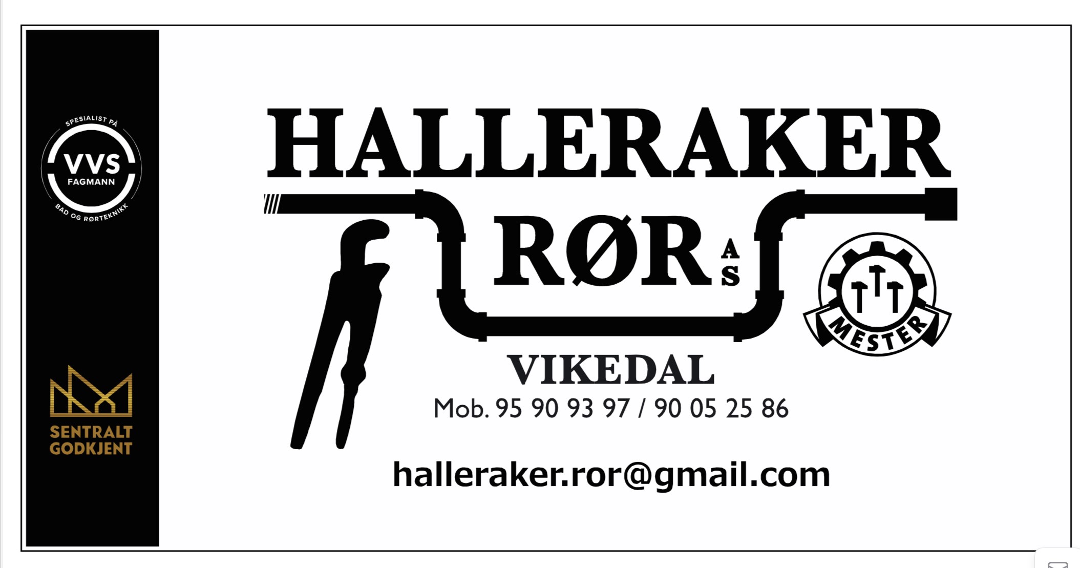 Hallerake Rør