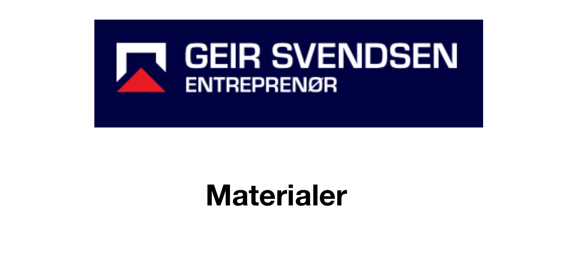 Geir Svendsen Entreprenør